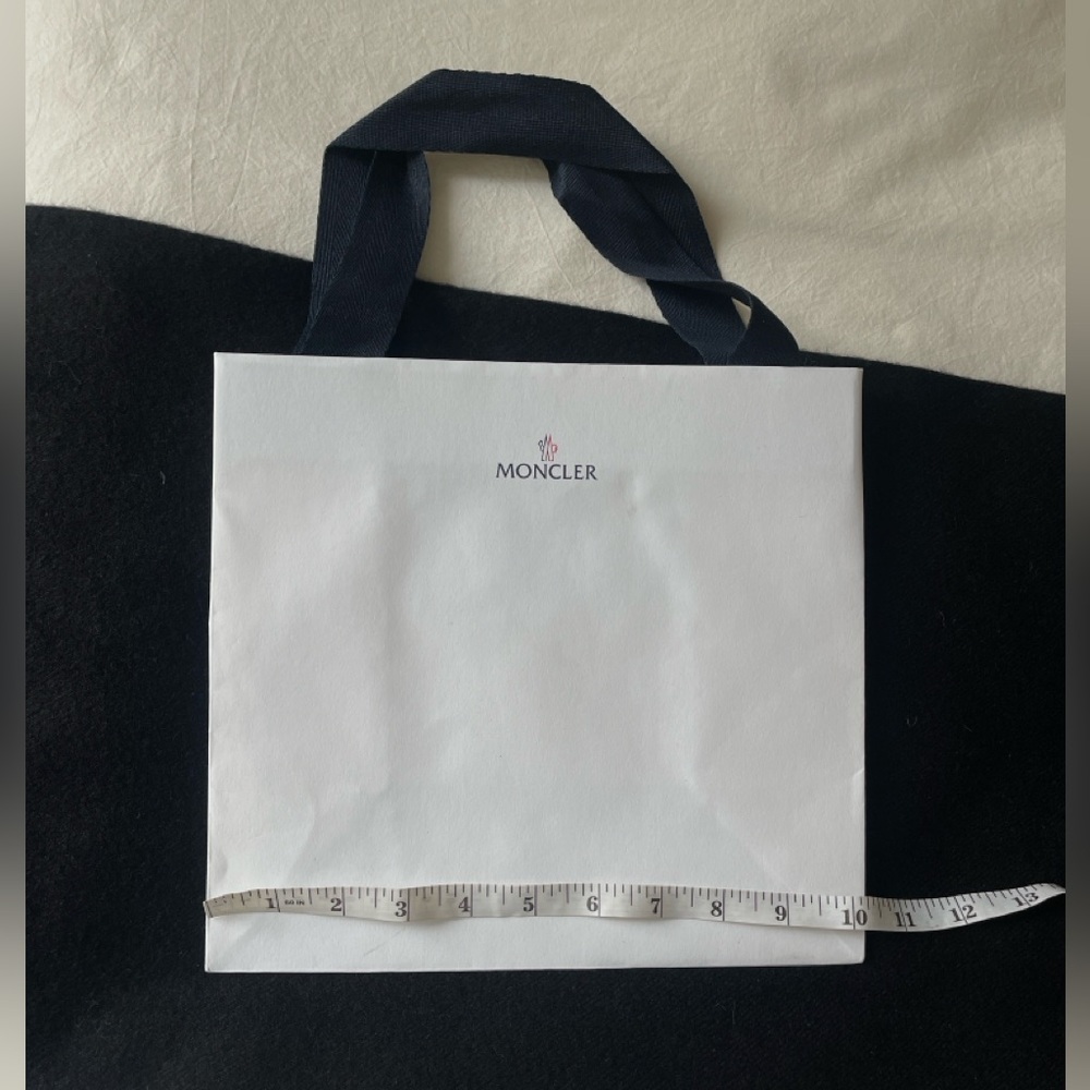 Moncler Paper Gift Bag White